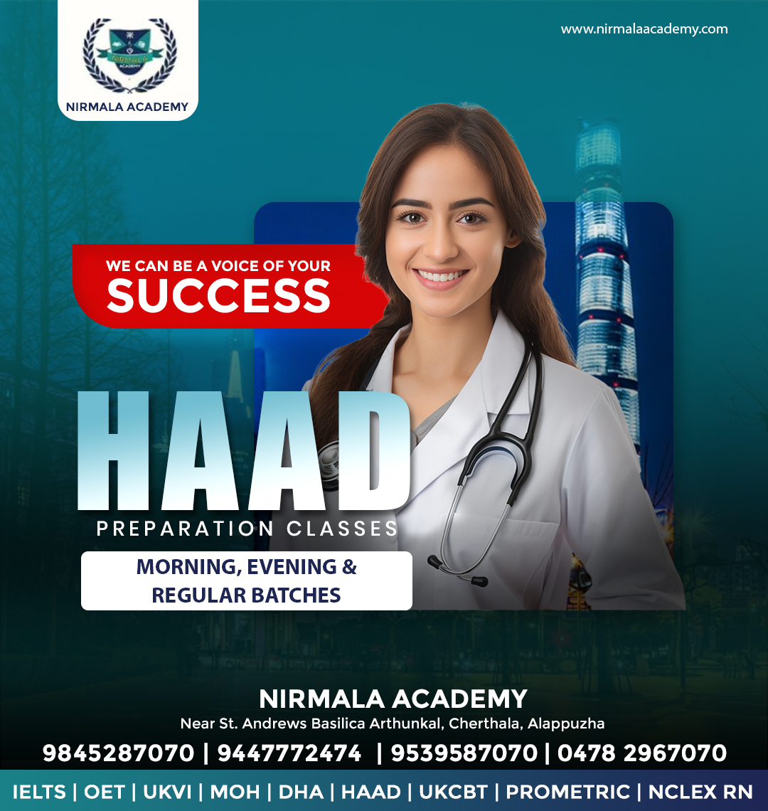 online offline HAAD Coaching Classes in Cherthala kerala